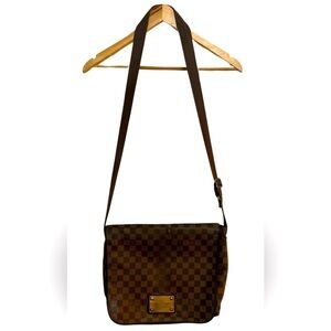Louis Vuitton Damier Ebene Brooklyn Canvas Bag—2008 France